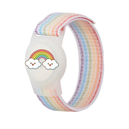 👶 Bracelet Nylon AirTag pour enfants – sécurité, confort & fun au poignet